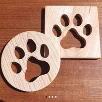 Paw Print Coaster from Friends and Canines