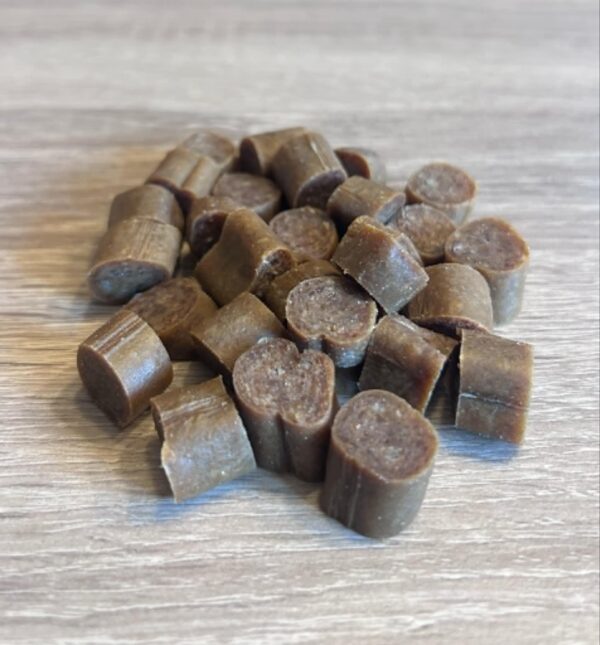 Sausage slices from Friends and Canines