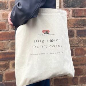 Dog Slogan Canvas Bag from Friends and Canines