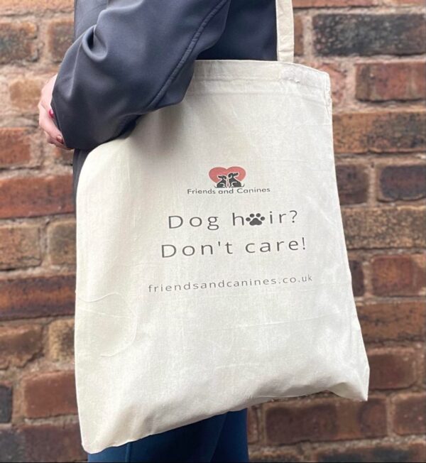 Dog Slogan Canvas Bag from Friends and Canines