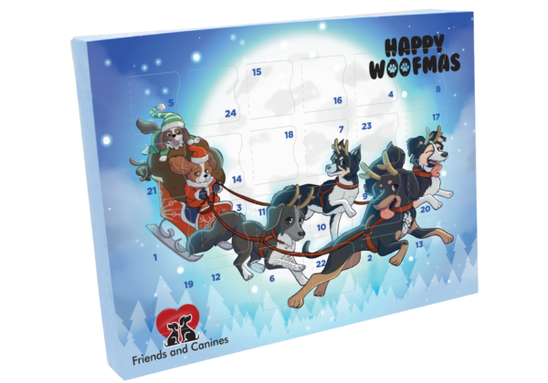 natural dog advent calendar from Friends and Canines
