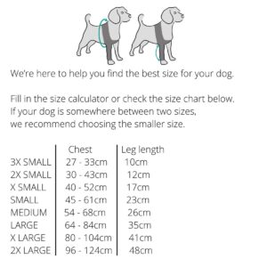Dog Cone Alternative size guide