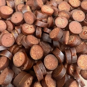 Ostrich Sausage Slices from Friends and Canines