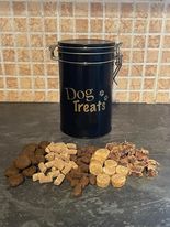 Dog Treat Tin - black from Friends and Canines