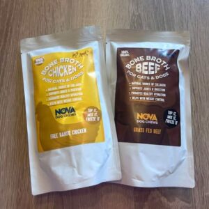ready-to-use bone broth for dogs from Friends and Canines